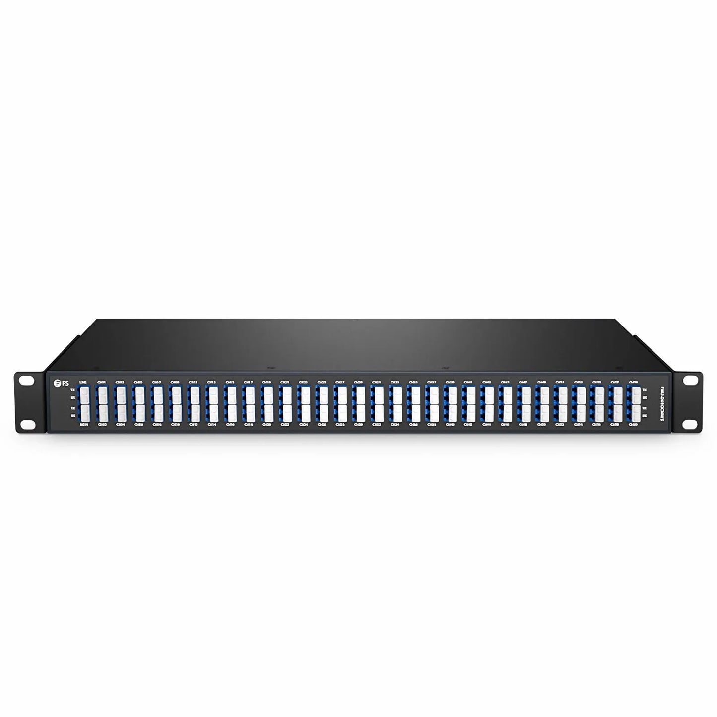 60 Channels Odd DWDM Mux Demux, Super C-band 100GHz 190.75-196.65THz, with Monitor Port, 6.0dB Typical IL, LC/UPC, Dual Fiber, FMU 1U Rack Mount