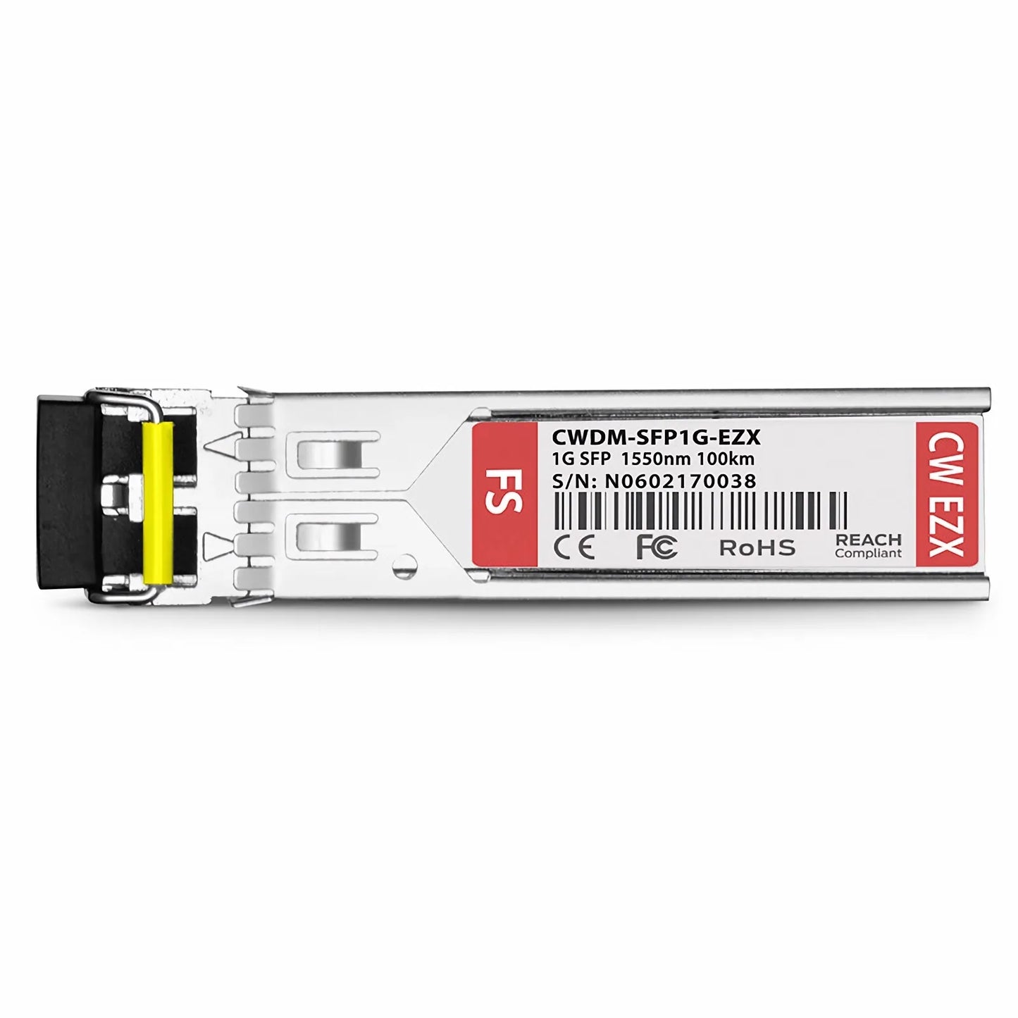 Cisco CWDM-SFP-1550-100 Compatible SFP 1000BASE-CWDM 1550nm 100km DOM Duplex LC/UPC SMF Optical Transceiver Module for Transmission