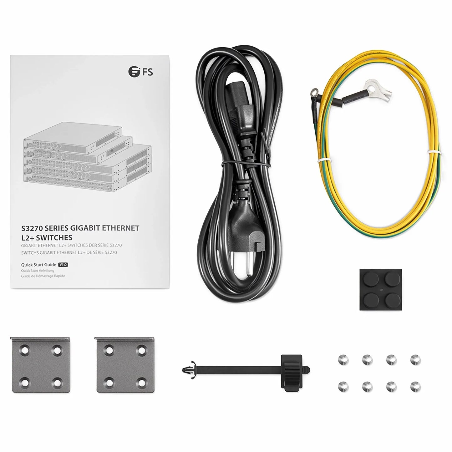 S3270-48TM, 48-Port Gigabit Ethernet L2+ Switch, 48 x Gigabit RJ45, with 4 x 1/2.5Gb SFP Uplinks, PicOS®, Broadcom Chip