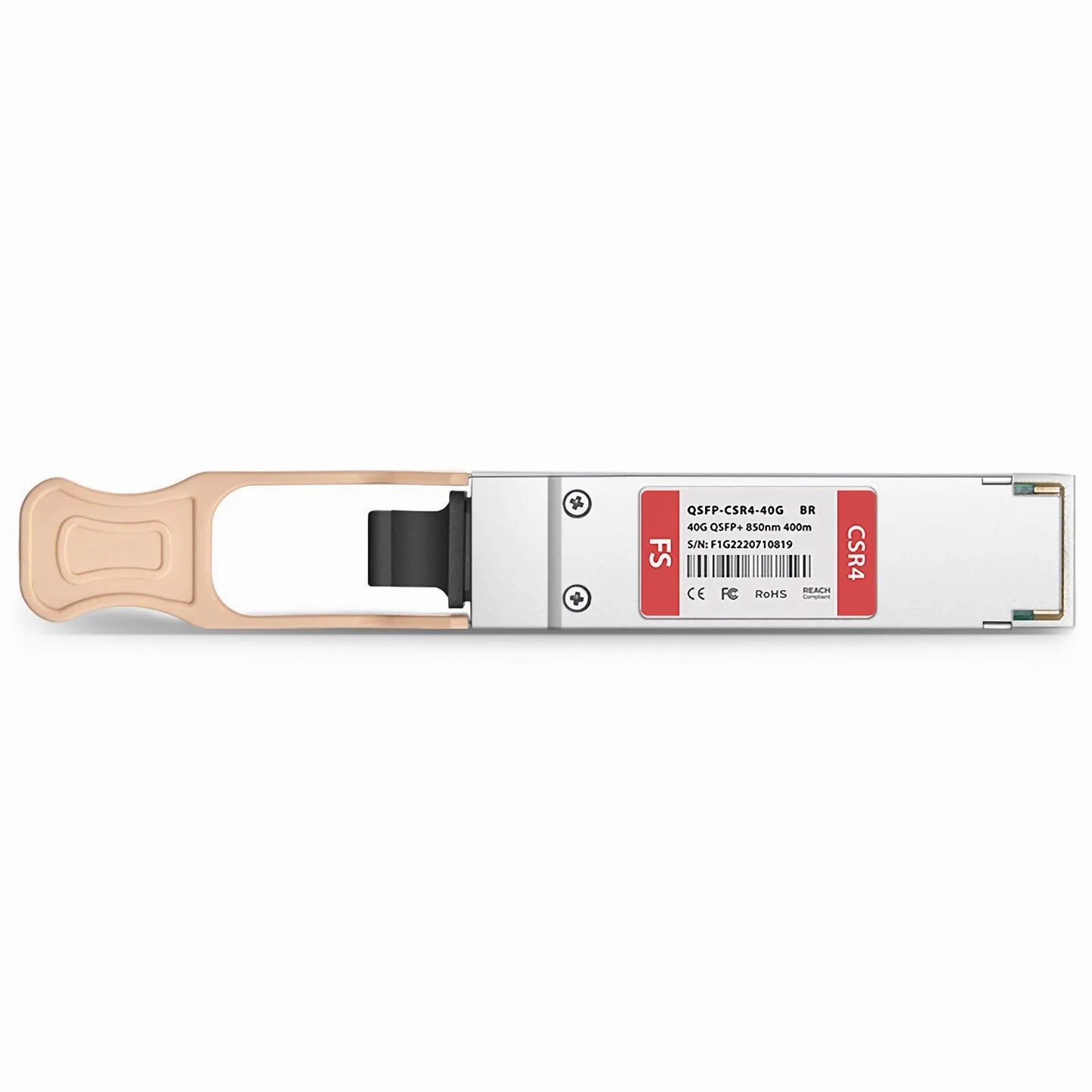 Brocade 40G-QSFP-ESR4 Compatible 40GBASE-ESR4 QSFP+ 850nm 400m DOM MPO-12/UPC MMF Optical Transceiver Module, Breakout to 4 x 10G-SR