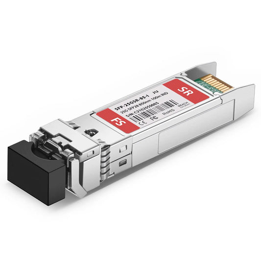 Juniper Networks QFX-SFP-25G-SR-I Compatible 25GBASE-SR SFP28 850nm 100m DOM Duplex LC/UPC MMF Optical Transceiver Module (Industrial)