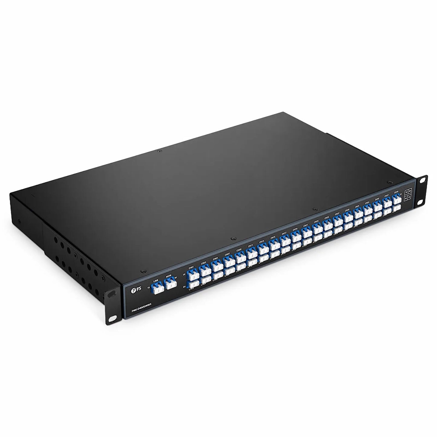 40 Channels Odd DWDM Mux Dmeux, Super C-band 150GHz 190.7875-196.6375THz, with Monitor Port, 5.5dB Typical IL, LC/UPC, Dual Fiber, FMU 1U Rack Mount