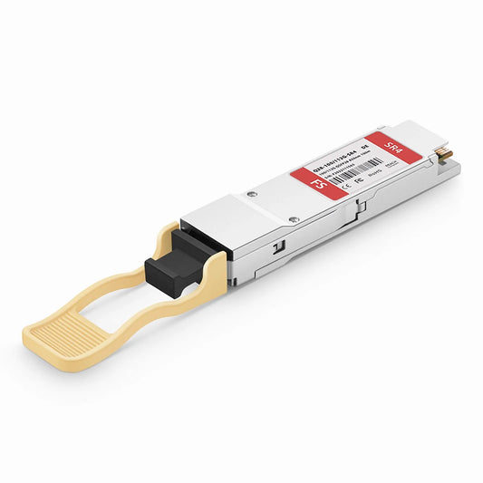 Dell Compatible 100GBASE-SR4 and 112GBASE-OTU4 QSFP28 Dual Rate 4 x 25G NRZ 850nm 100m DOM MPO-12/UPC MMF Optical Transceiver Module