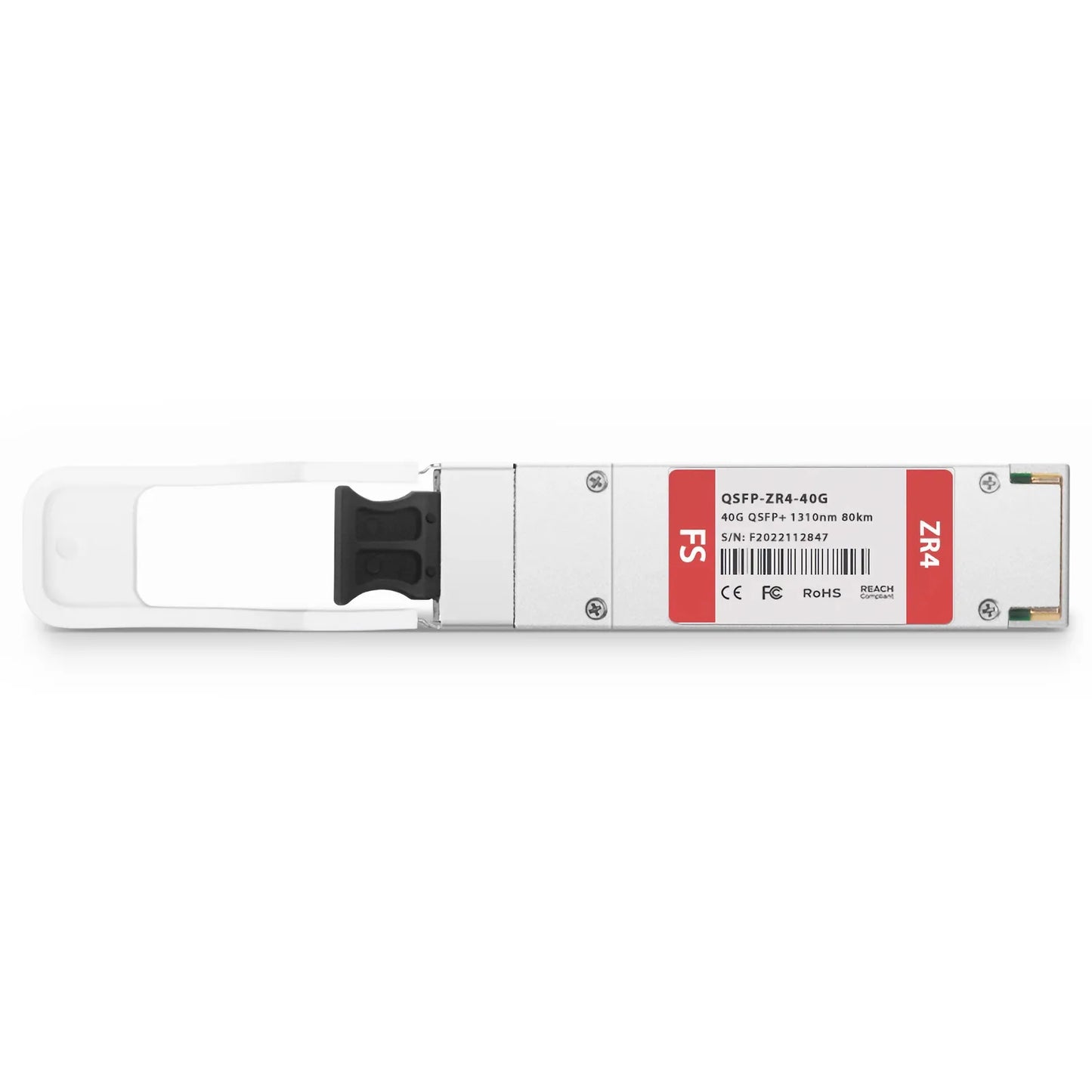 Cisco Compatible 40GBASE-ZR4 QSFP+ 1310nm 80km DOM Duplex LC/UPC SMF Optical Transceiver Module