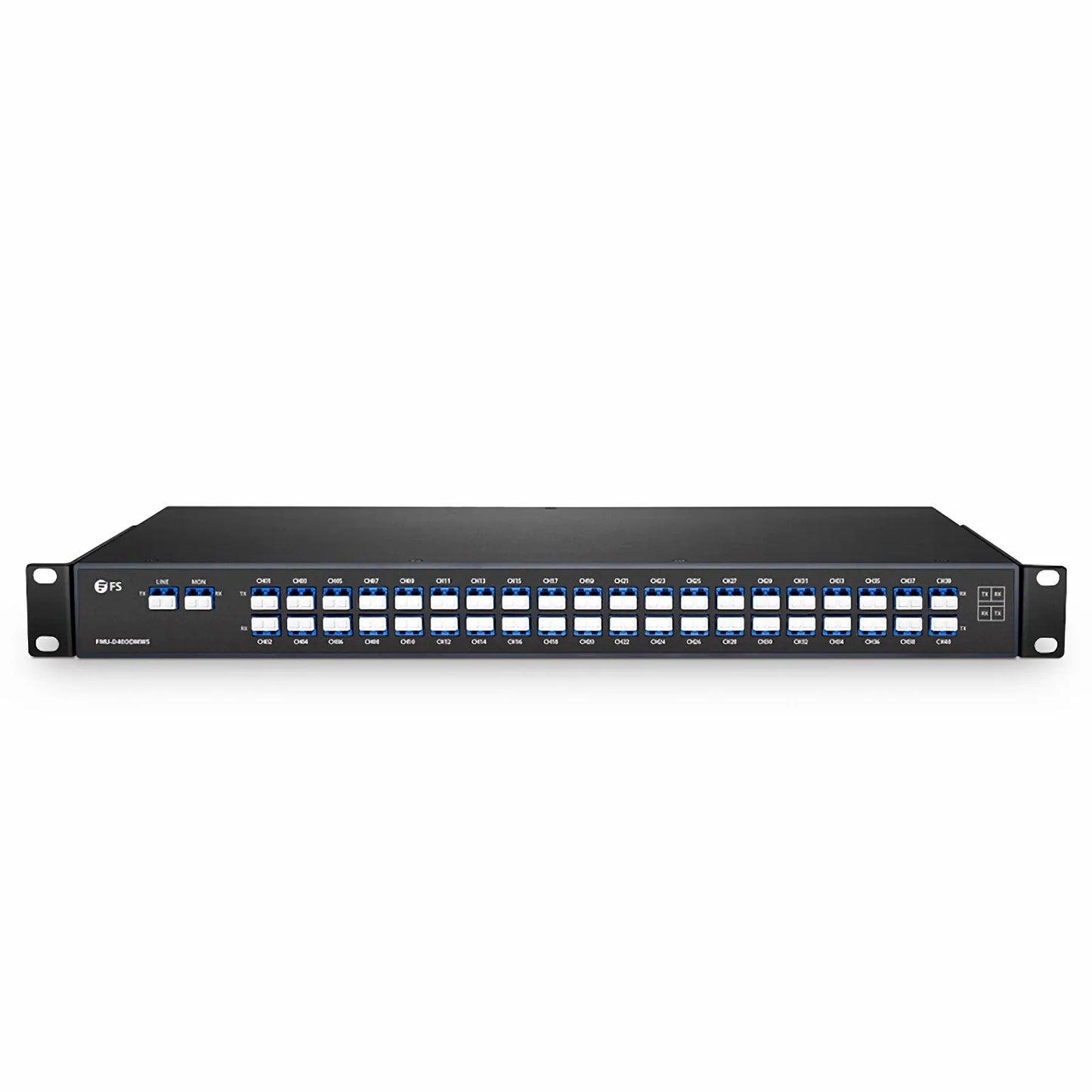 40 Channels Odd DWDM Mux Dmeux, Super C-band 150GHz 190.7875-196.6375THz, with Monitor Port, 5.5dB Typical IL, LC/UPC, Dual Fiber, FMU 1U Rack Mount