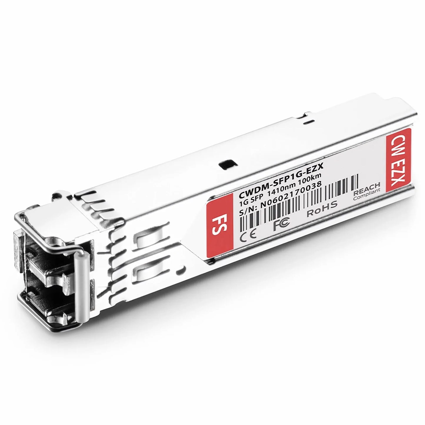 Cisco CWDM-SFP-1410-100 Compatible SFP 1000BASE-CWDM 1410nm 100km DOM Duplex LC/UPC SMF Optical Transceiver Module for Transmission