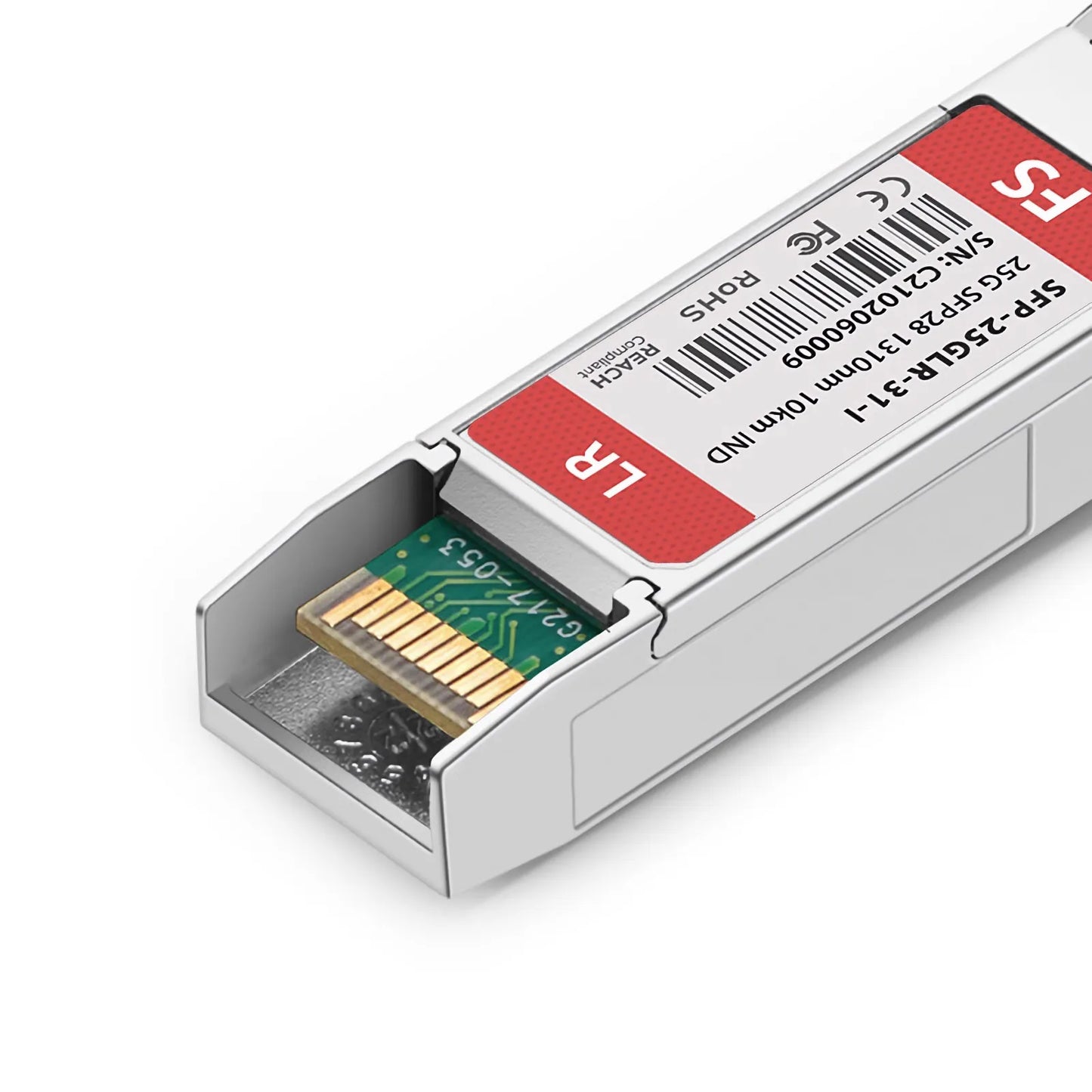Cisco SFP-25G-LR-I Compatible 25GBASE-LR SFP28 1310nm 10km DOM Duplex LC/UPC SMF Optical Transceiver Module (Industrial)