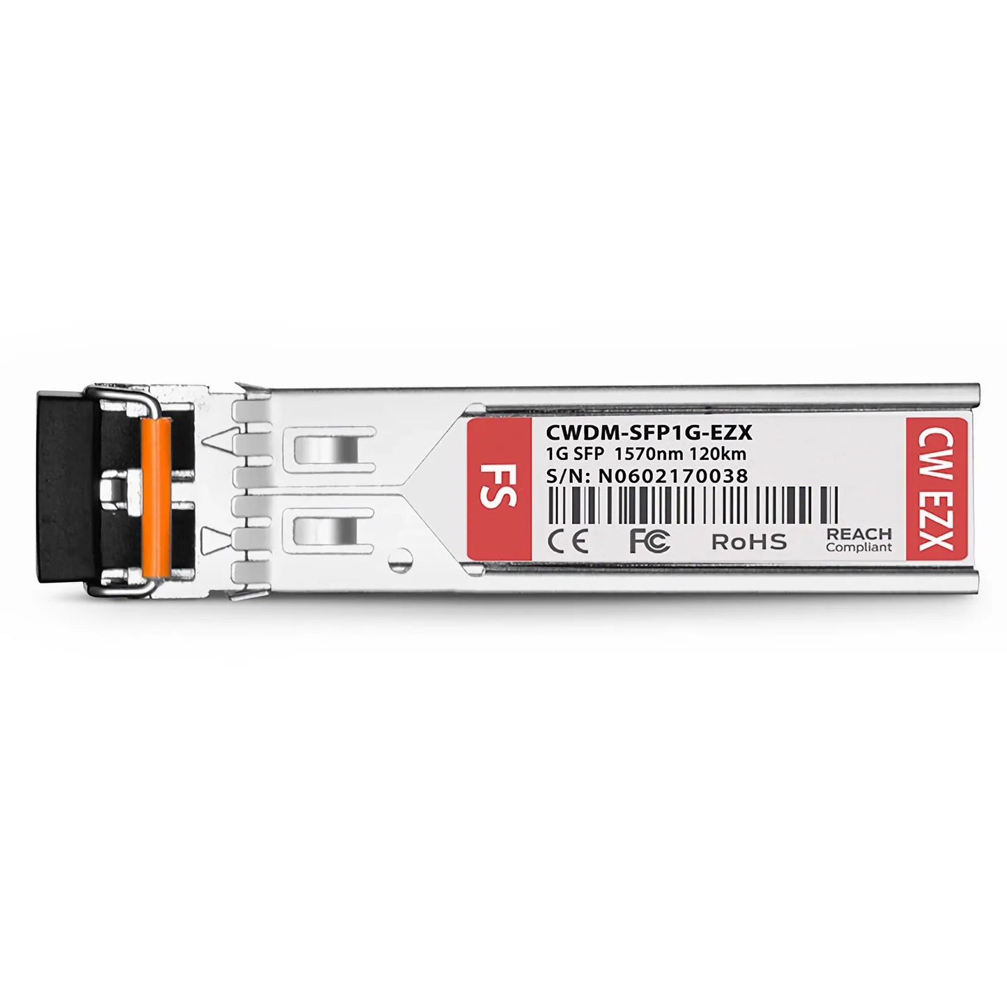 Cisco CWDM-SFP-1570-120 Compatible SFP 1000BASE-CWDM 1570nm 120km DOM Duplex LC/UPC SMF Optical Transceiver Module for Transmission