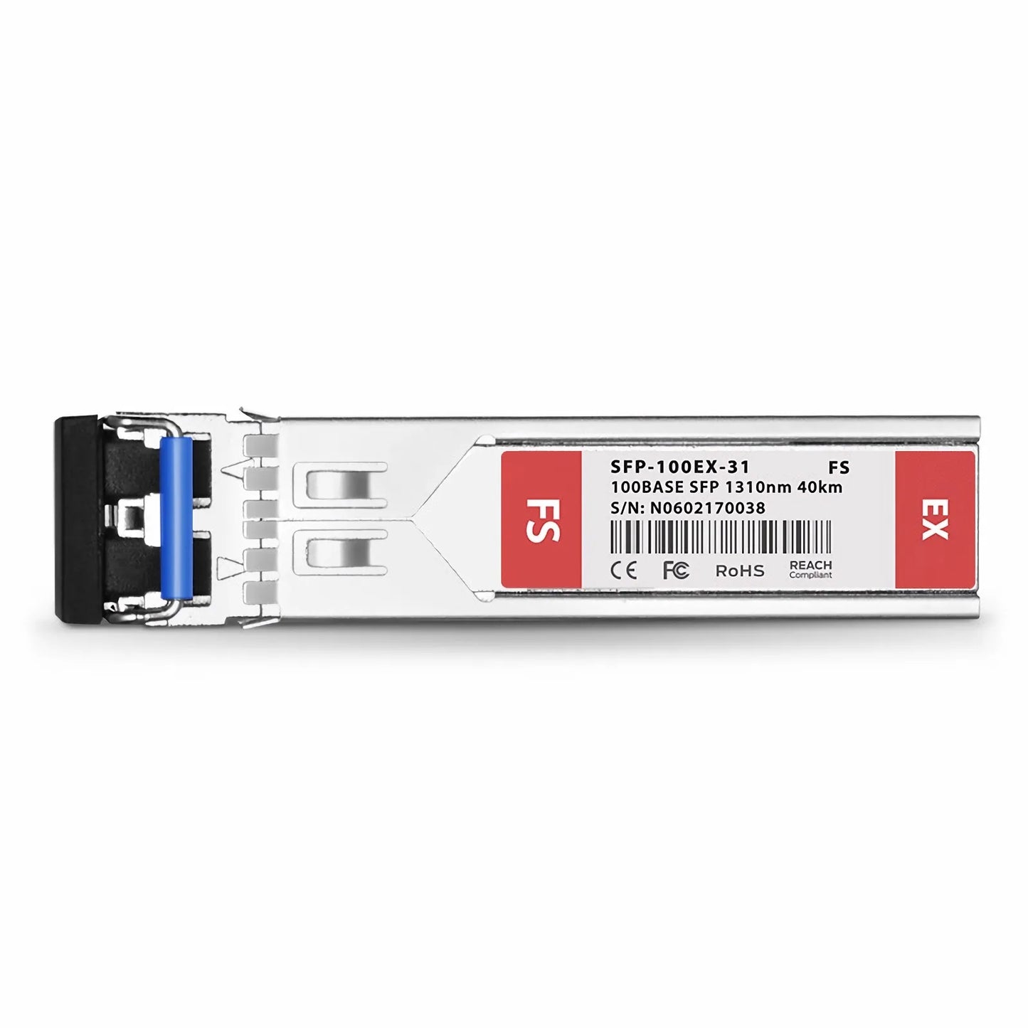 100BASE-EX SFP 1310nm 40km DOM Duplex LC SMF Optical Transceiver Module for FS Switches
