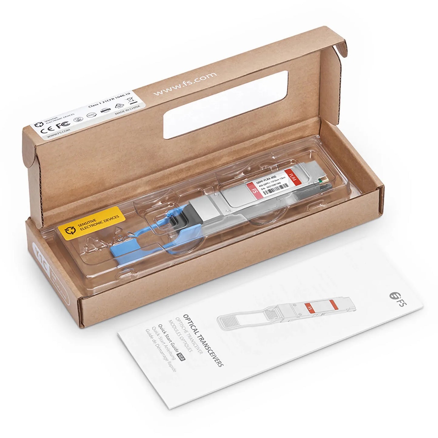 Cisco QSFP-4X10G-LR-S Compatible 4 x 10GBASE-LR QSFP+ 1310nm 10km DOM MPO-12/APC SMF Optical Transceiver Module, Breakout to 4 x 10G-LR