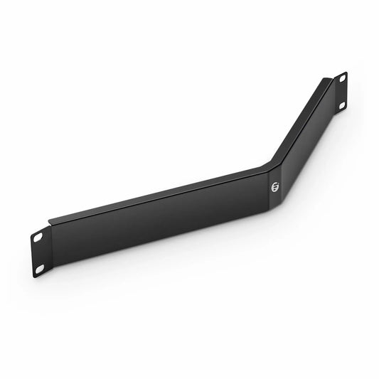 Angled Filler Panel, 1U, Black (10 PCS/Pack）
