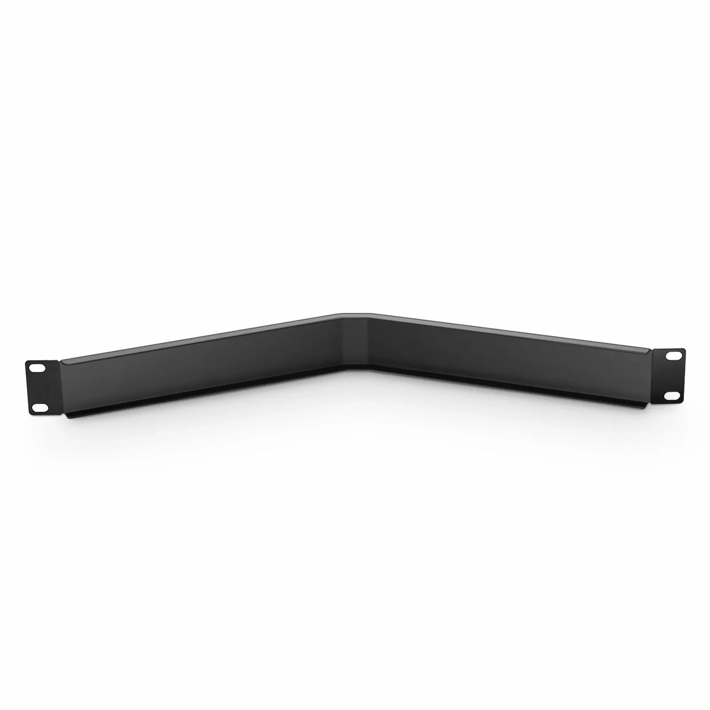 Angled Filler Panel, 1U, Black (10 PCS/Pack）