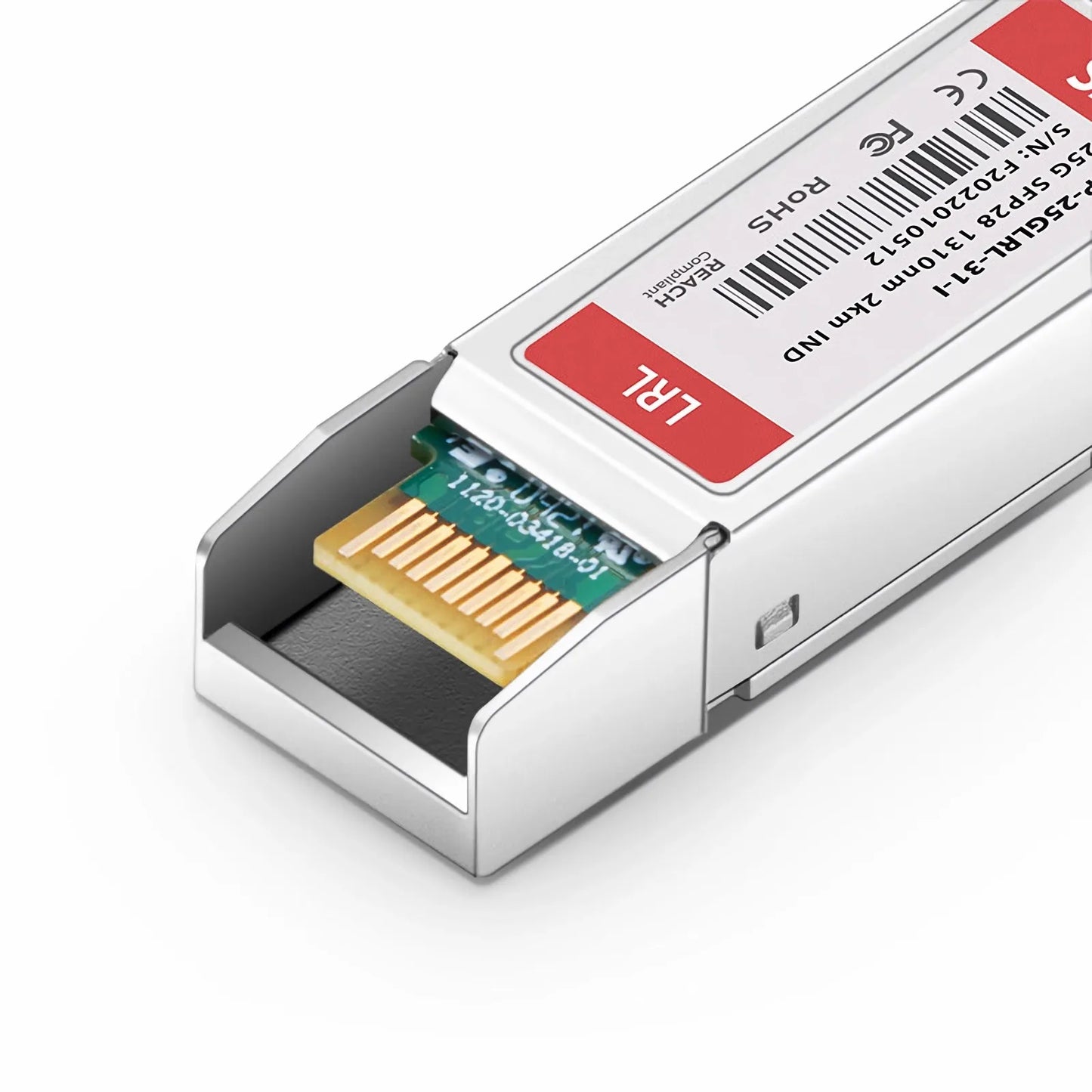 Cisco Compatible 25GBASE-LR SFP28 1310nm 2km DOM Duplex LC/UPC SMF Optical Transceiver Module (Industrial)