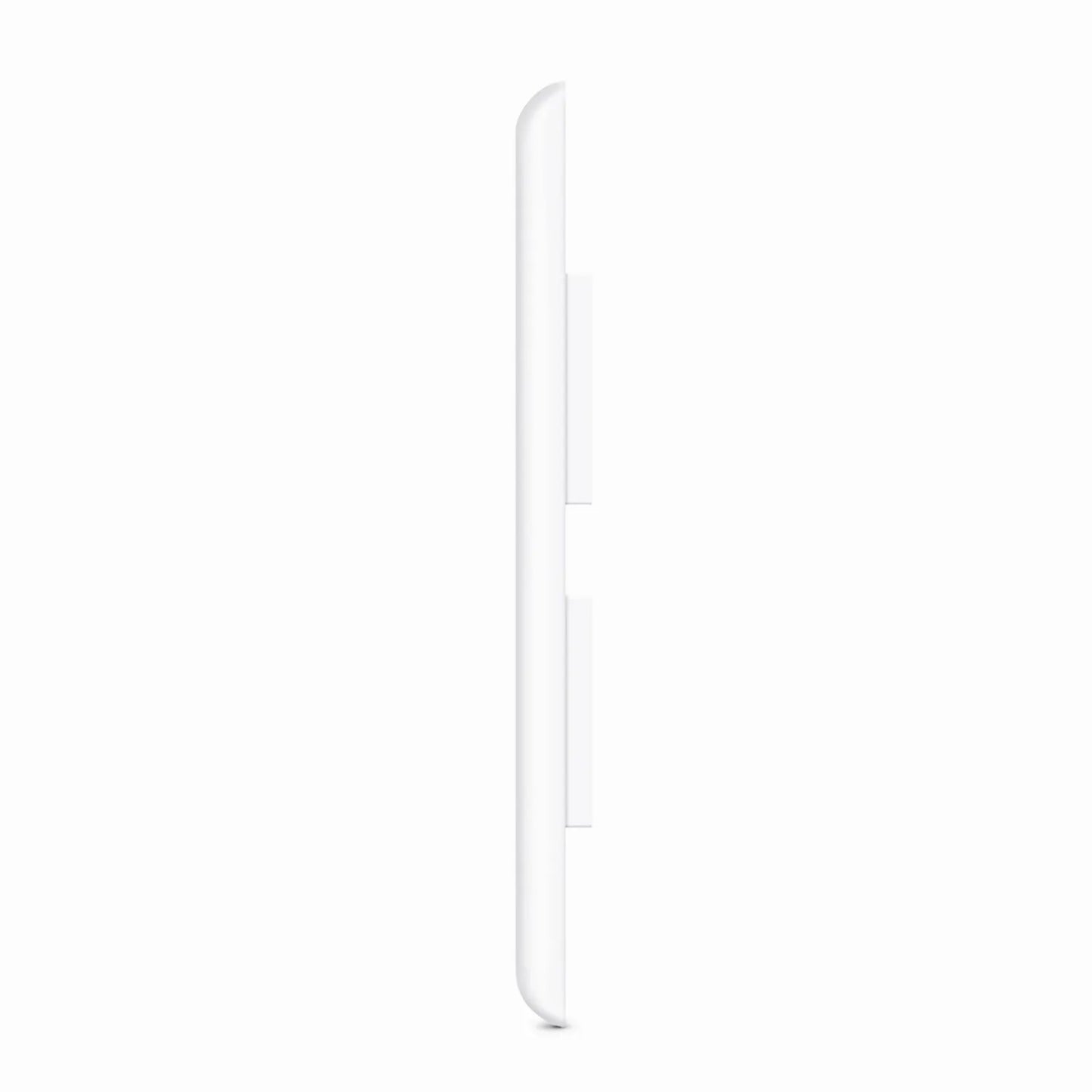 Single Gang Keystone Faceplate, Computer and Telephone Identification Icons, 2 Ports, White, 4.49'' x 2.76''
