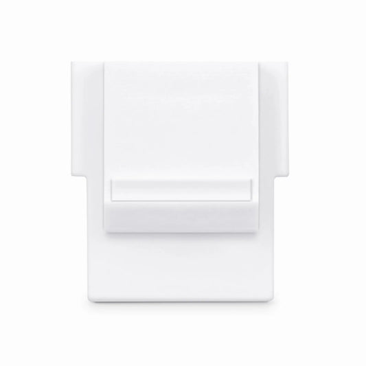 Blanking Keystone Insert for Faceplate, Toolless, White (20pcs/Pack)