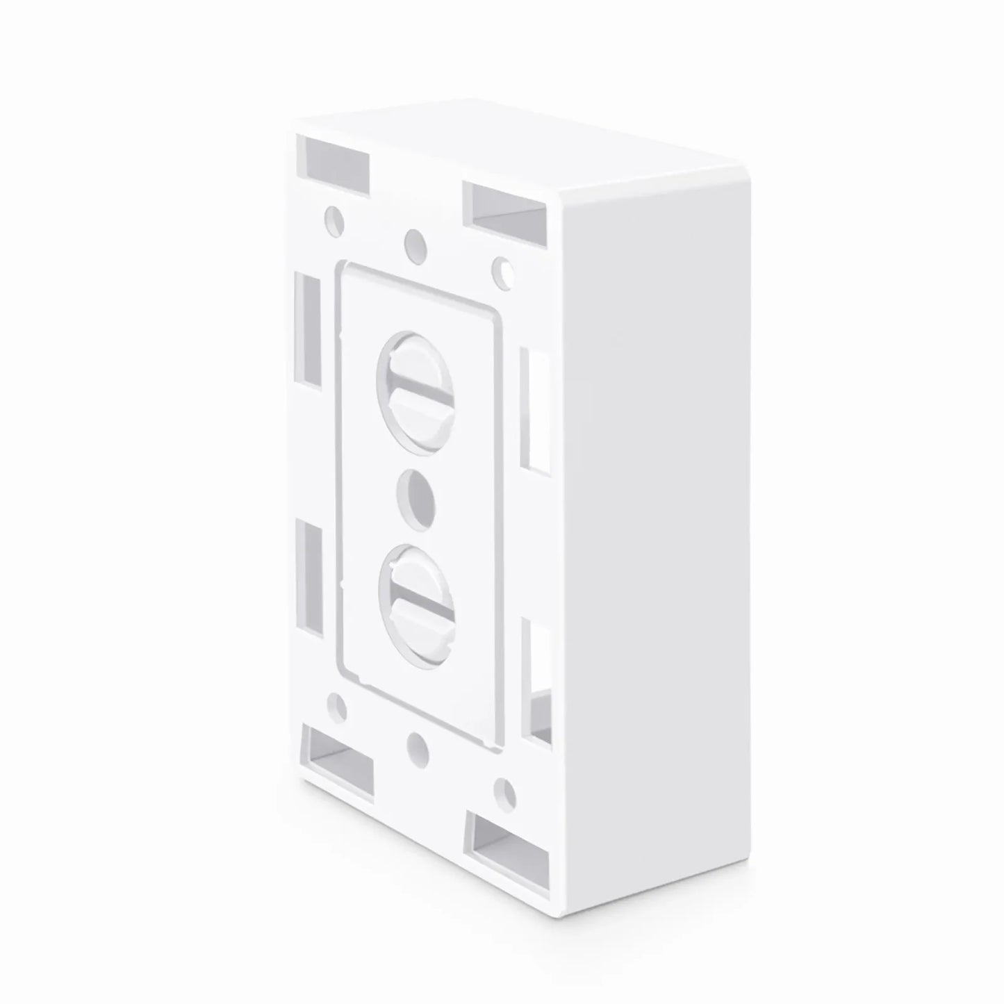 Single Gang Back Box, White, 4.53'' x 2.83''