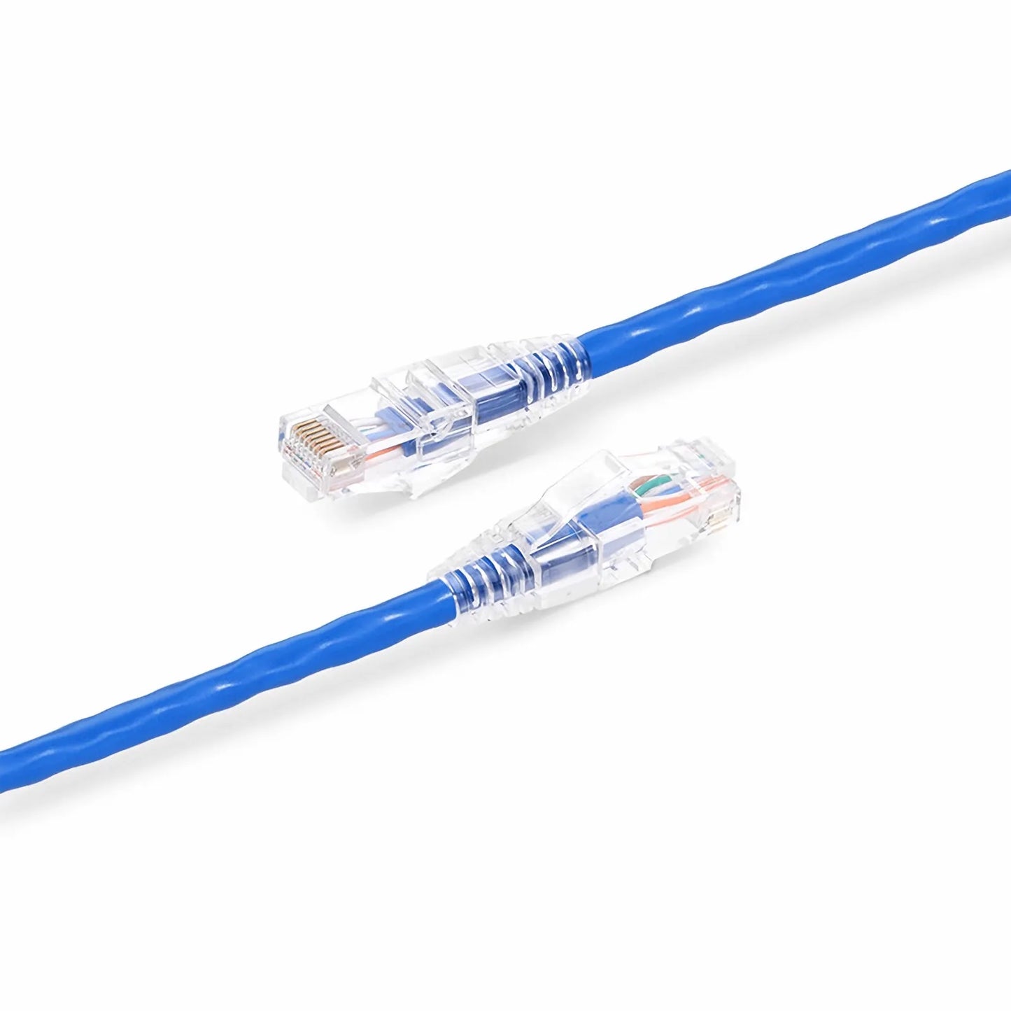6in (0.15m) Cat5e Snagless Unshielded (U/UTP) PVC CM Ethernet Patch Cable, Blue
