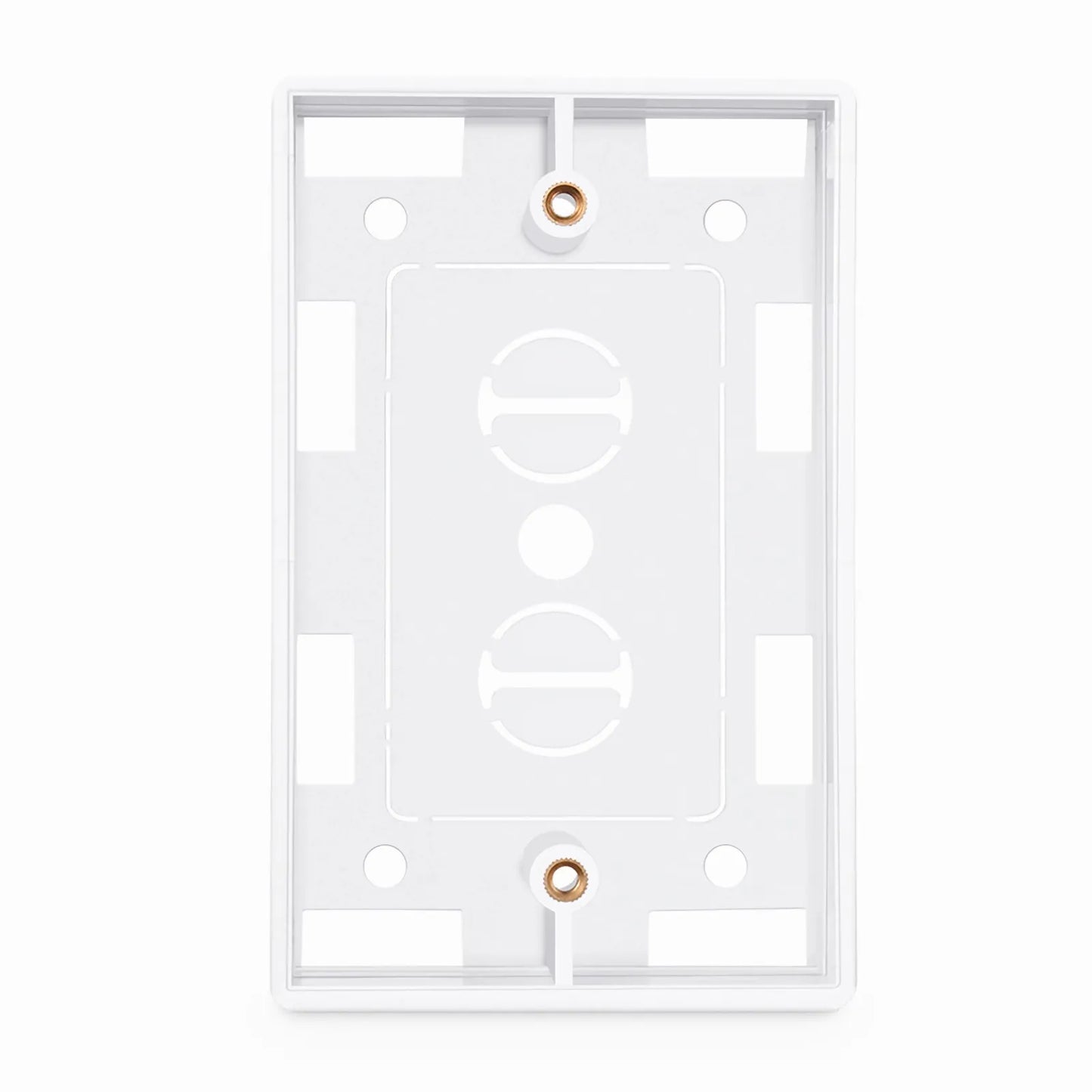 Single Gang Back Box, White, 4.53'' x 2.83''