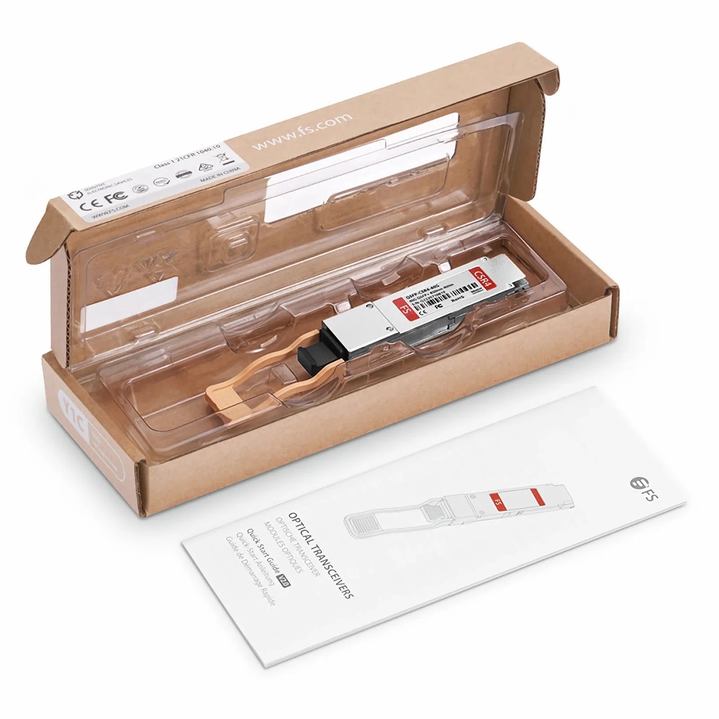 Cisco QSFP-40G-CSR4 Compatible 40GBASE-CSR4 QSFP+ 850nm 400m DOM MPO-12/UPC MMF Optical Transceiver Module, Breakout to 4 x 10G-SR