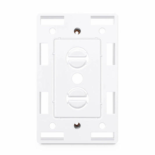 Single Gang Back Box, White, 4.53'' x 2.83''