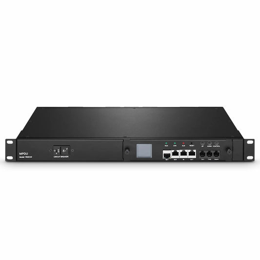 1.20kW Single-Phase 10A/120V Monitored Rack PDU, 8 x C13 Outlets, IEC320 C14 Plug, 6.6ft Cord, 1U Rack-Mount