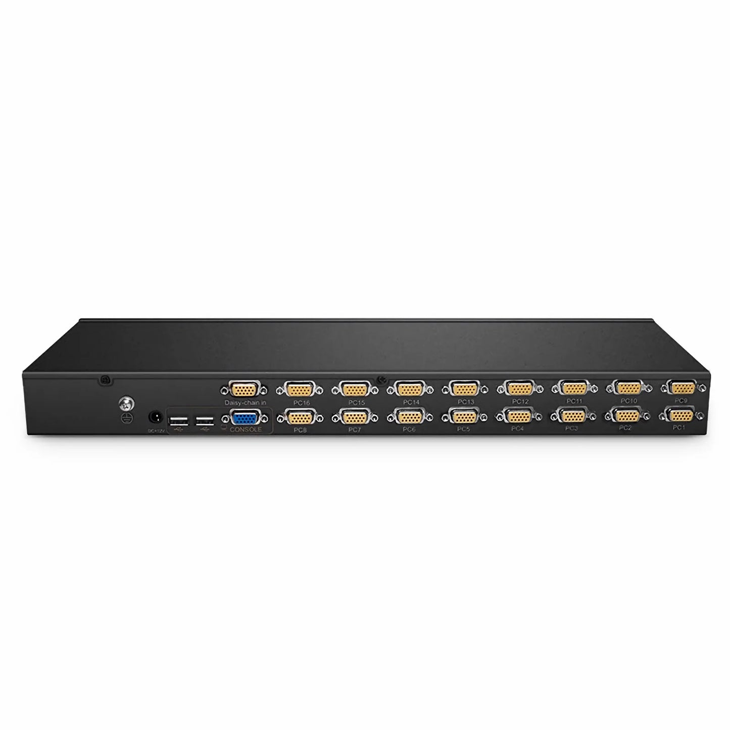 16-Port VGA 1U Rack-Mount KVM Switch, 16 x VGA Cables Included