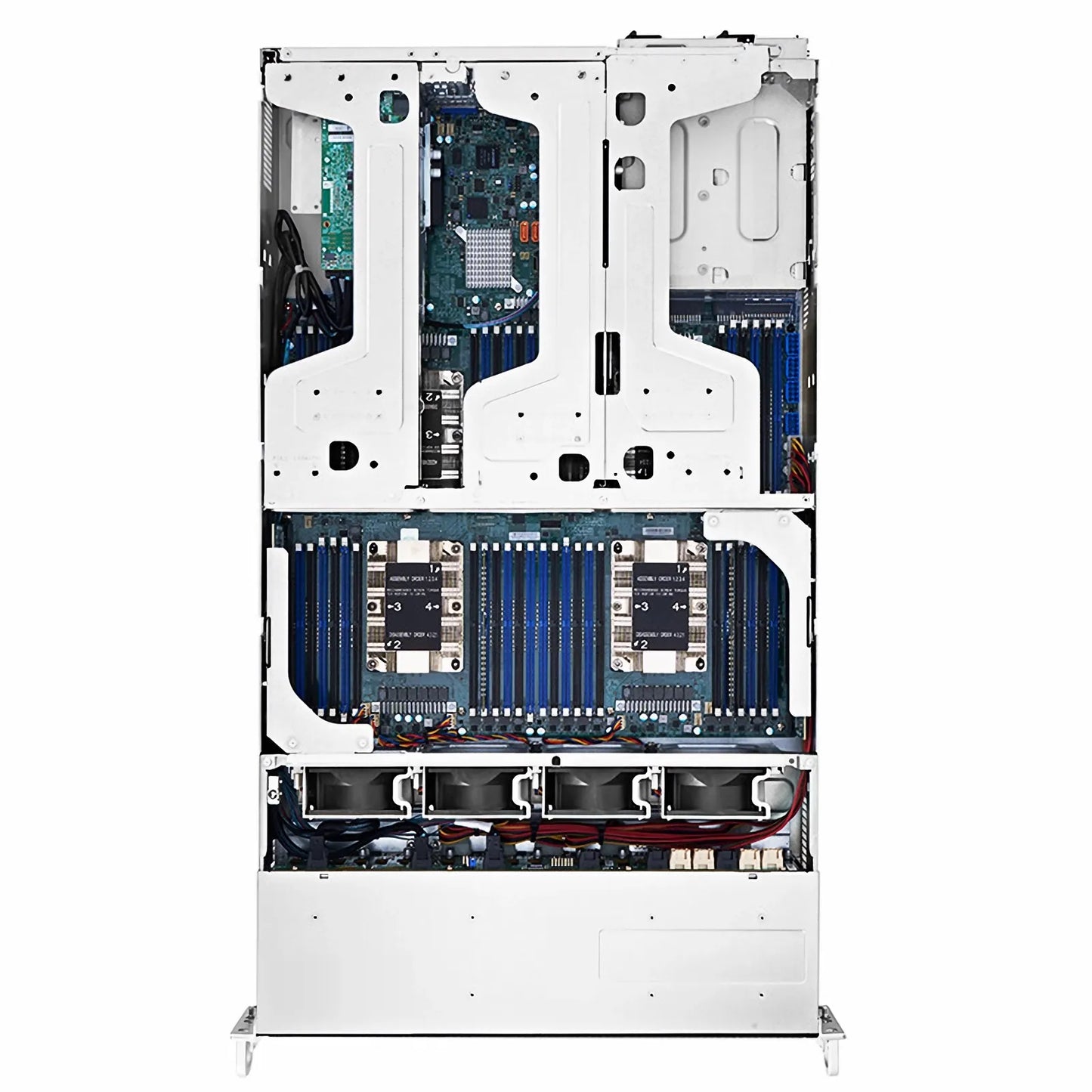 RS8260, 2U Rack Server, 4 x Intel® Xeon® Scalable Processors, 12 X 64GB of Memory, 4 x 2.5'' Hot-swap SAS HDD Drive Bays, 4 x RJ45 1GbE Ports, 1600W Redundant
