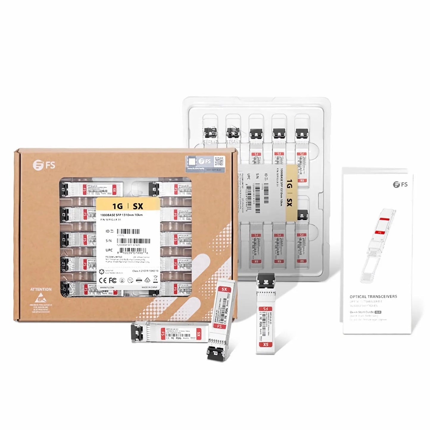 Juniper Networks EX-SFP-1GE-SX Compatible 1000BASE-SX SFP 850nm 550m DOM Duplex LC/UPC MMF Optical Transceiver Module