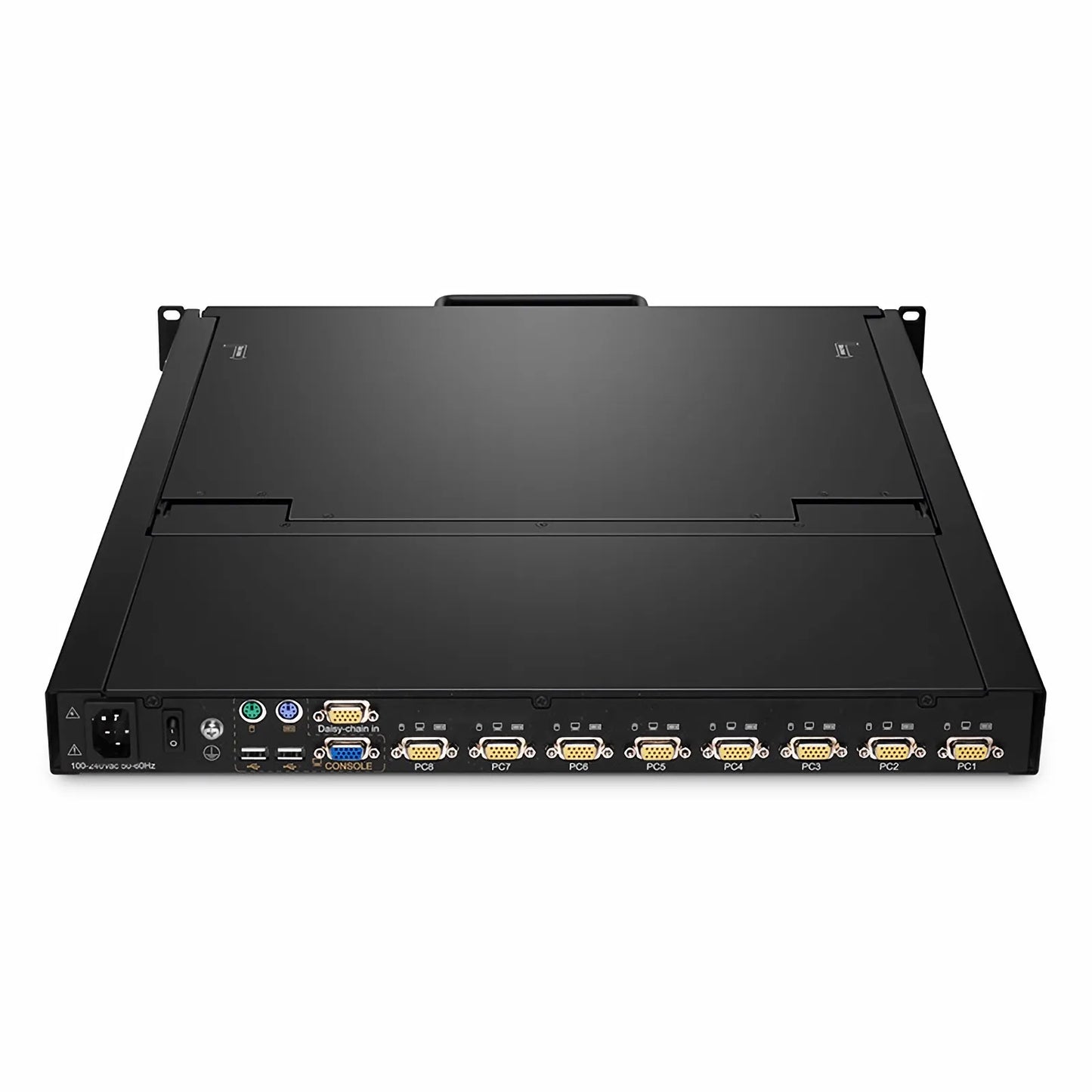 8-Port x1 User VGA 1U Rack-Mount USB KVM Switch with 19" LED, 8 x VGA Cables Included