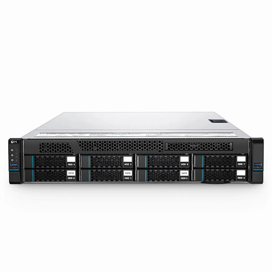 RS5220, 2U Rack Server, 2 x Intel® Xeon® Scalable Processors, 2 X 32GB of Memory, 3 x 3.5'' Hot-swap SATA Drive Bays, 2 x RJ45 1GbE Ports, 800W Redundant