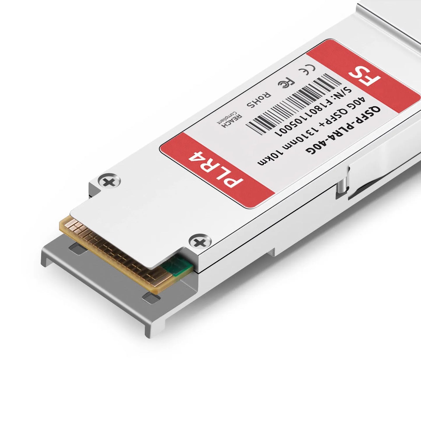 Cisco QSFP-4X10G-LR-S Compatible 4 x 10GBASE-LR QSFP+ 1310nm 10km DOM MPO-12/APC SMF Optical Transceiver Module, Breakout to 4 x 10G-LR