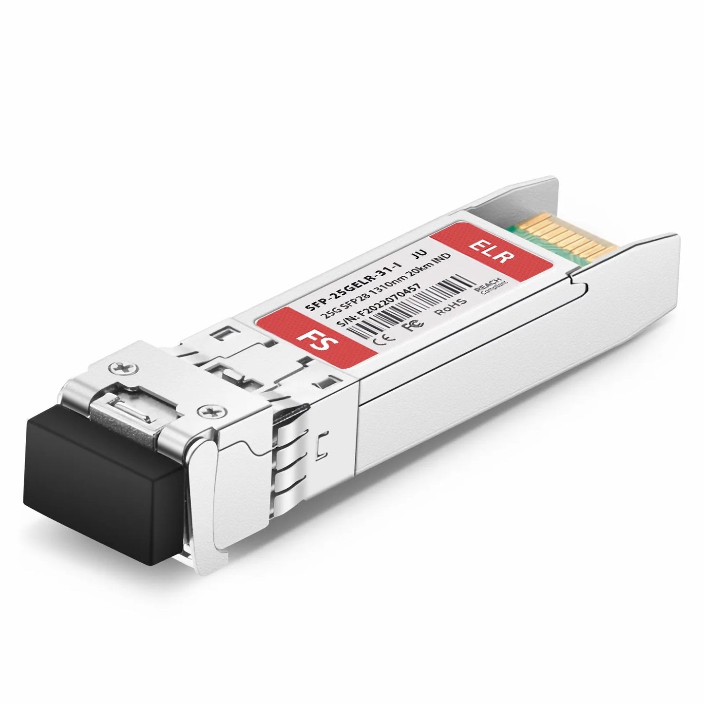 Juniper Compatible 25GBASE-LR SFP28 1310nm 20km DOM Duplex LC/UPC SMF Optical Transceiver Module (Industrial)