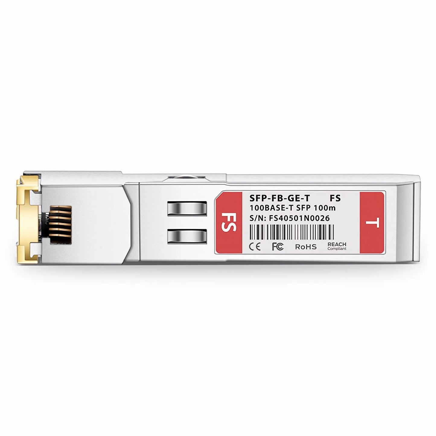 100BASE-T SFP Copper 100m RJ-45 Transceiver Module for FS Switches
