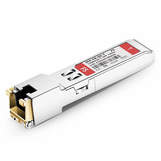 100BASE-T SFP Copper 100m RJ-45 Transceiver Module for FS Switches