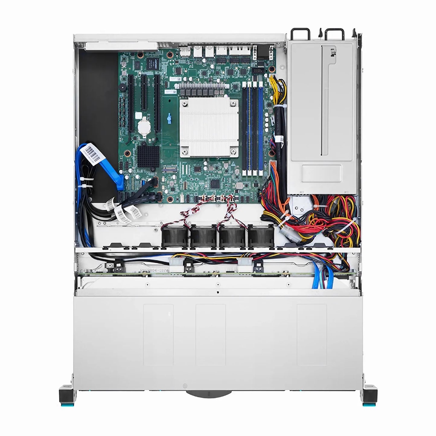 RS3110, 1U Rack Server, 1 x Intel® Xeon® Scalable Processor, 1 x 16GB of Memory, 1 x 3.5'' Hot-swap SATA Drive Bays, 2 x RJ45 1GbE Ports, 450W Redundant