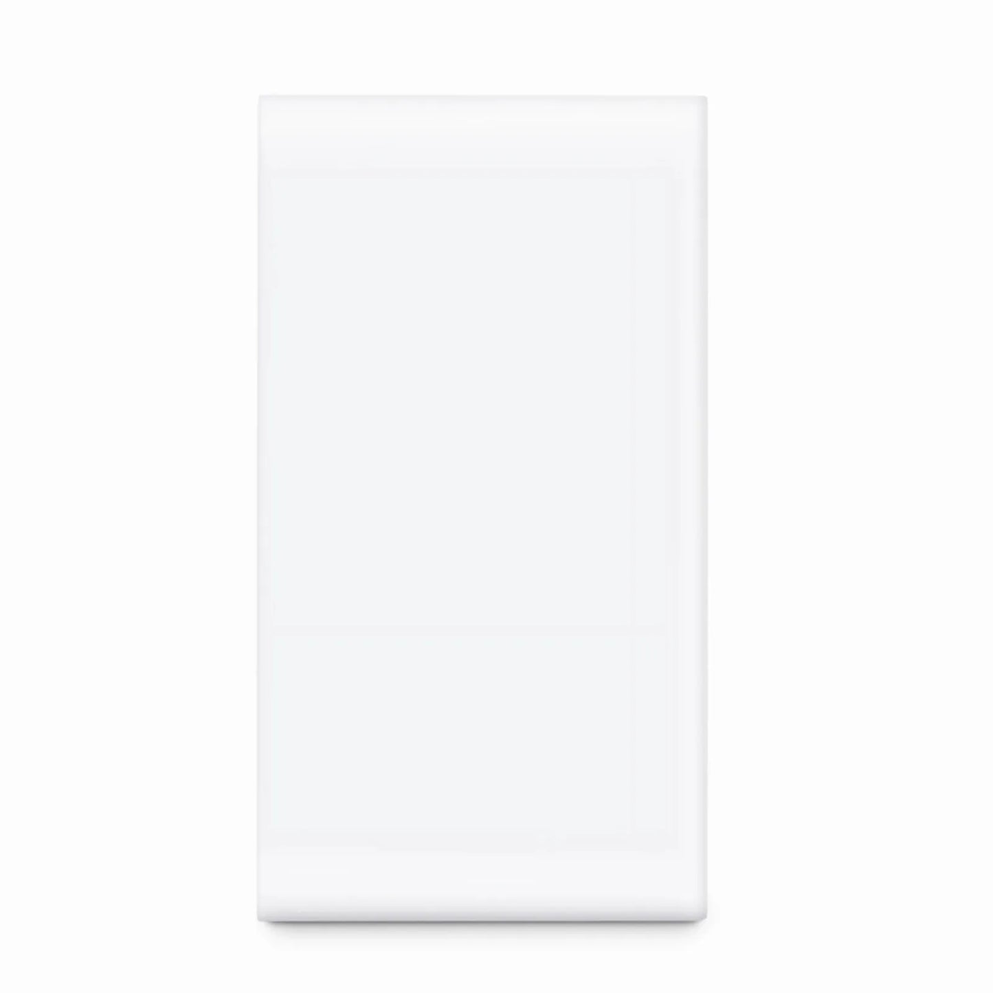 German-Style Single Gang Back Box, White, 3.35'' x 3.35''