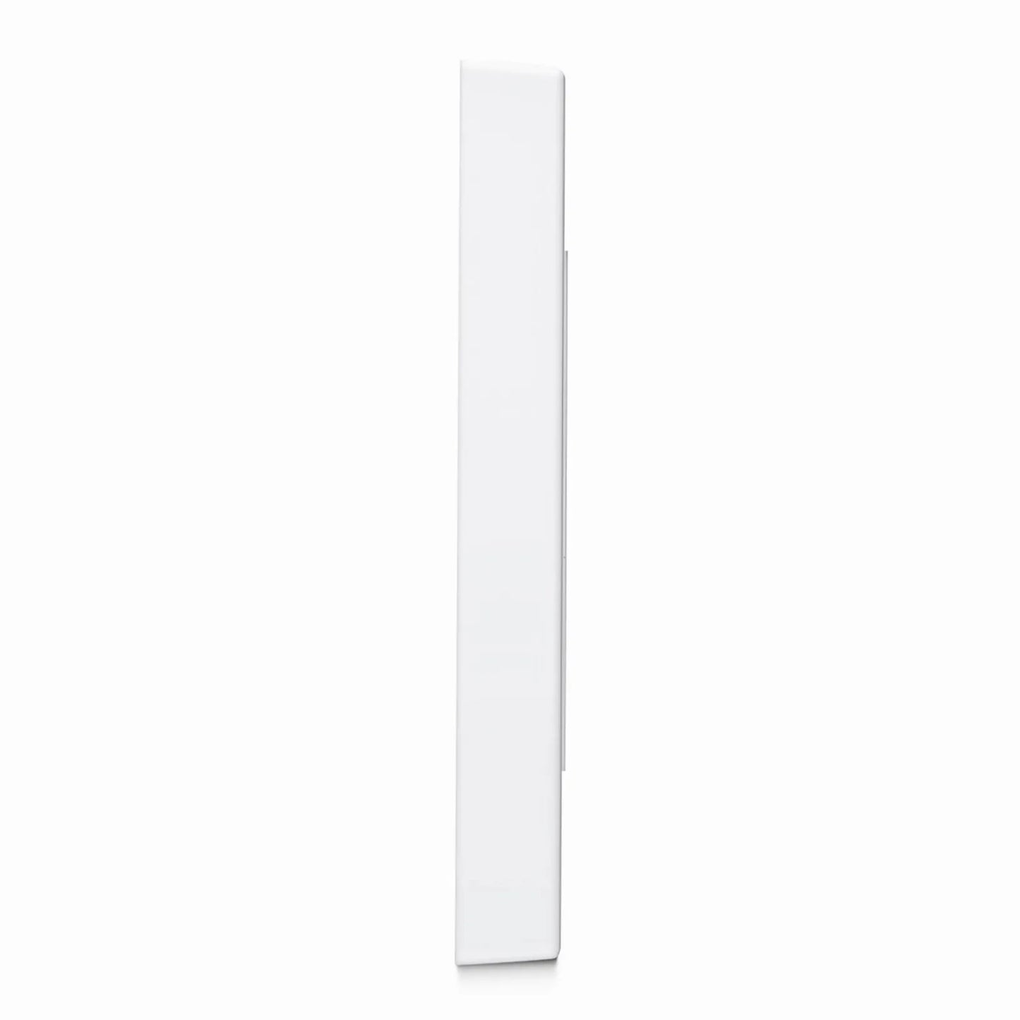 British-Style Single Gang Faceplate Frame, 2 Ports, White, 3.39'' x 3.39''