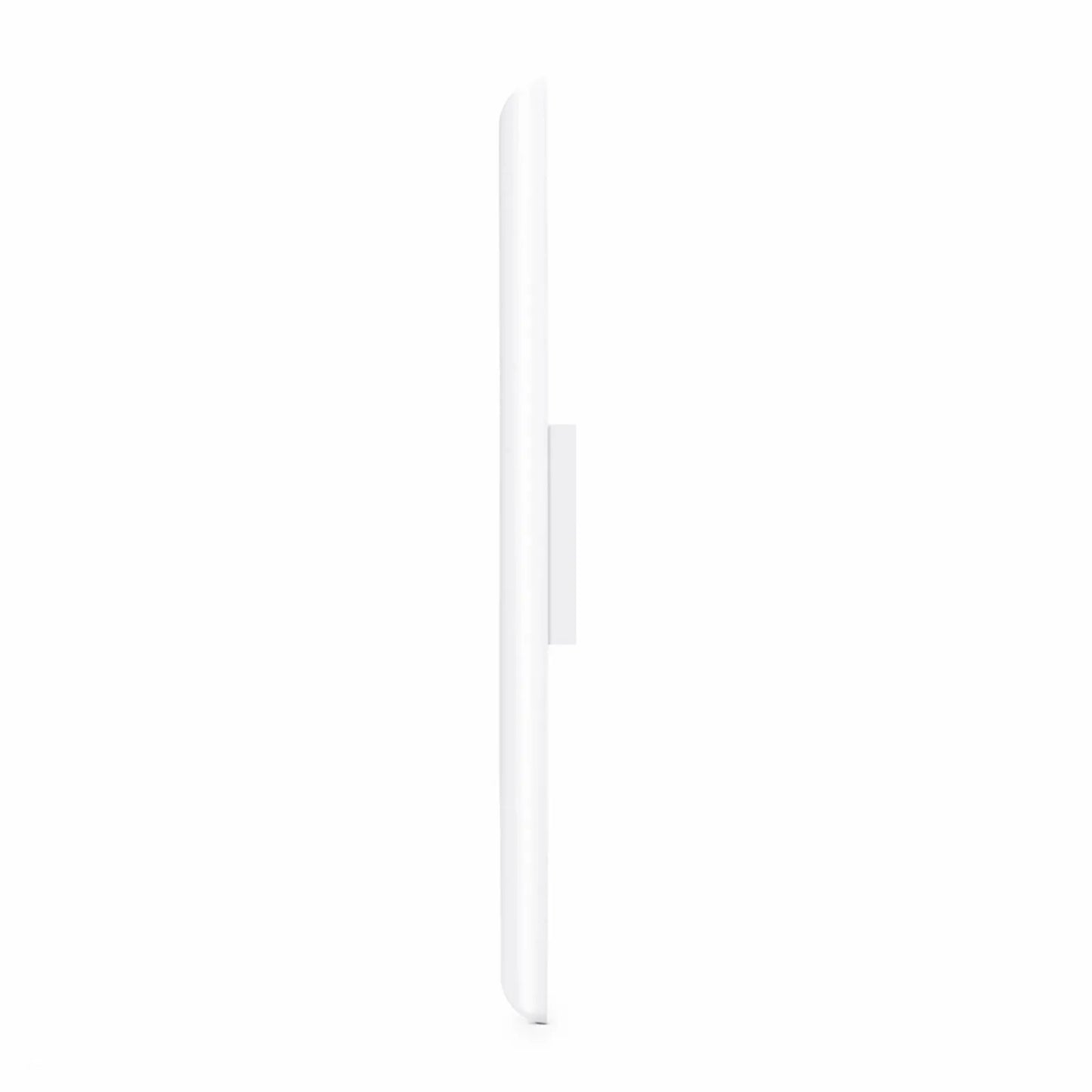Single Gang Keystone Faceplate, Label Pockets, 1 Port, White, 4.49'' x 2.76''