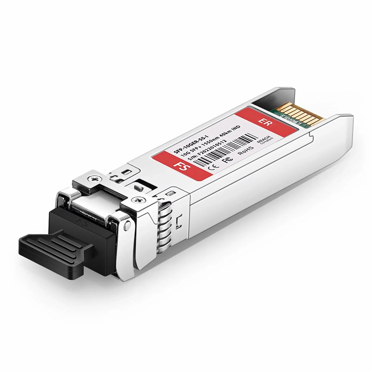 Cisco SFP-10G-ER-I Compatible 10GBASE-ER SFP+ 1550nm 40km DOM Duplex LC/UPC SMF Optical Transceiver Module (Industrial)