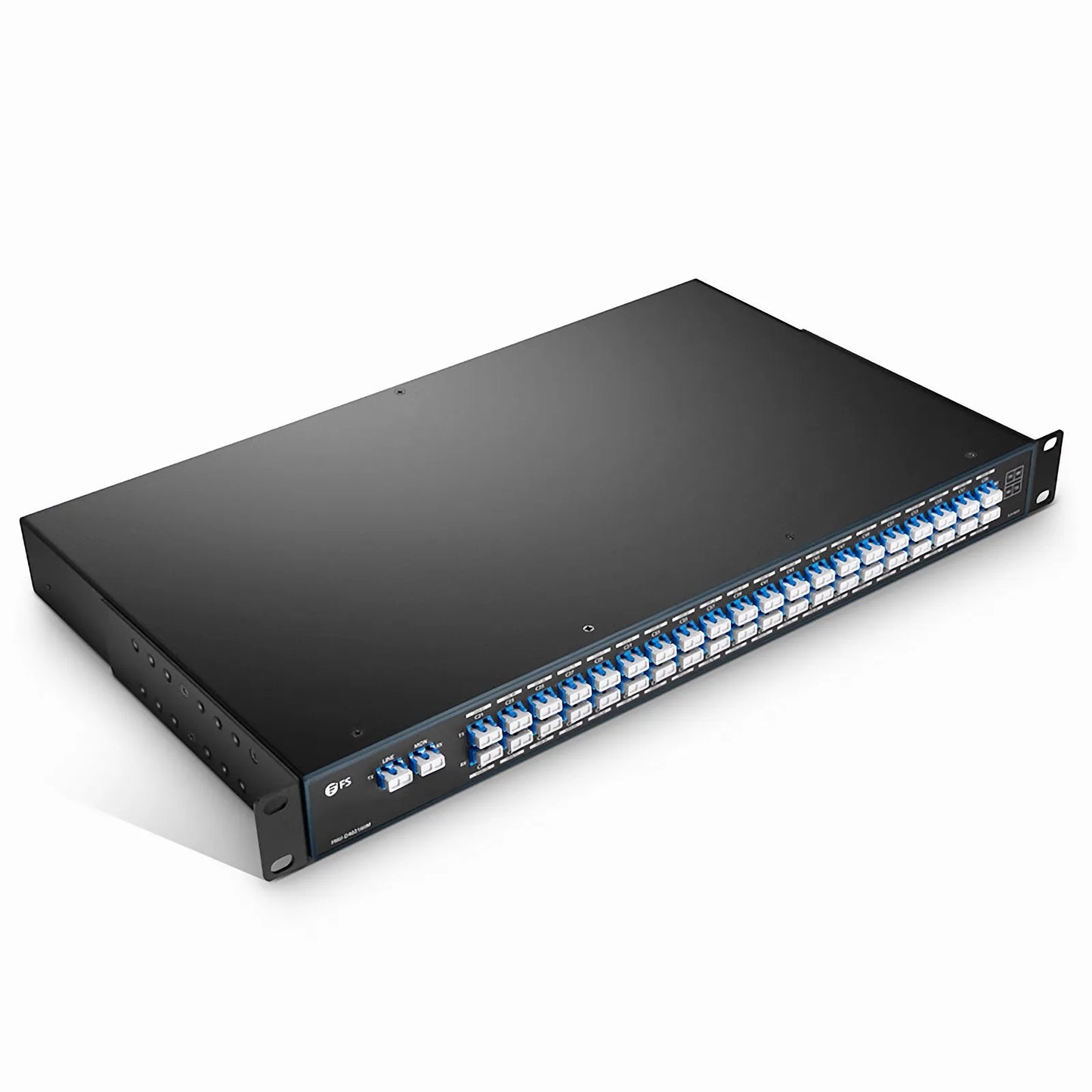 40 Channels DWDM Mux Demux, 100GHz C21-C60, with Monitor Port, 3.0dB Typical IL, LC/UPC, Dual Fiber, FMU 1U Rack Mount