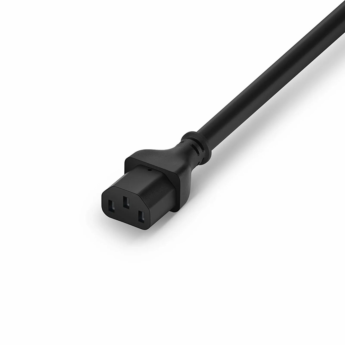 3ft (0.9m) NEMA 5-15P to IEC60320 C13 16AWG 125V/10A Power Cord, Black
