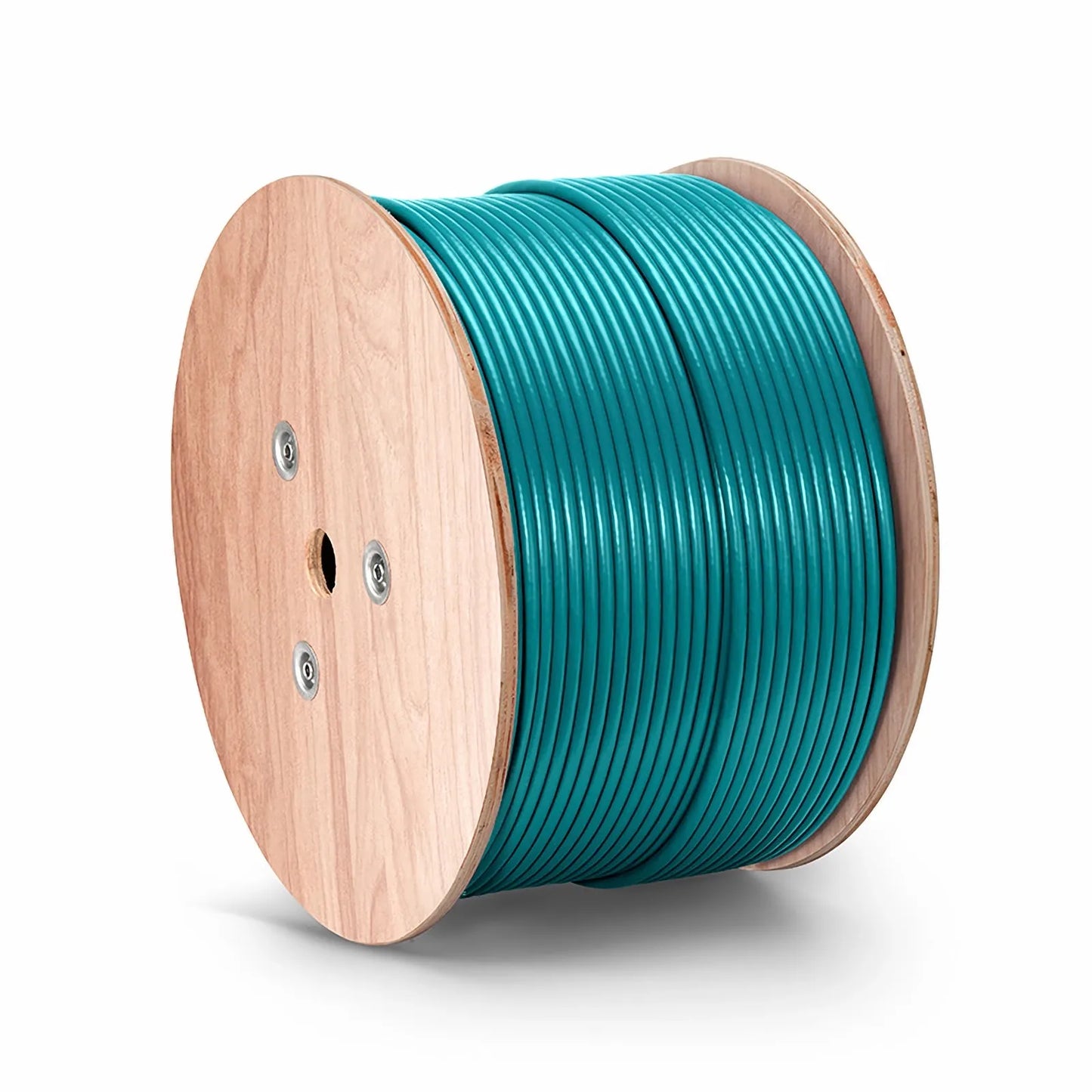 Cat6a Industrial Ethernet Bulk Cable, 1000ft (305m), 26AWG Stranded Pure Bare Copper Wire, 750MHz, Shielded (S/FTP), PUR, with Reel