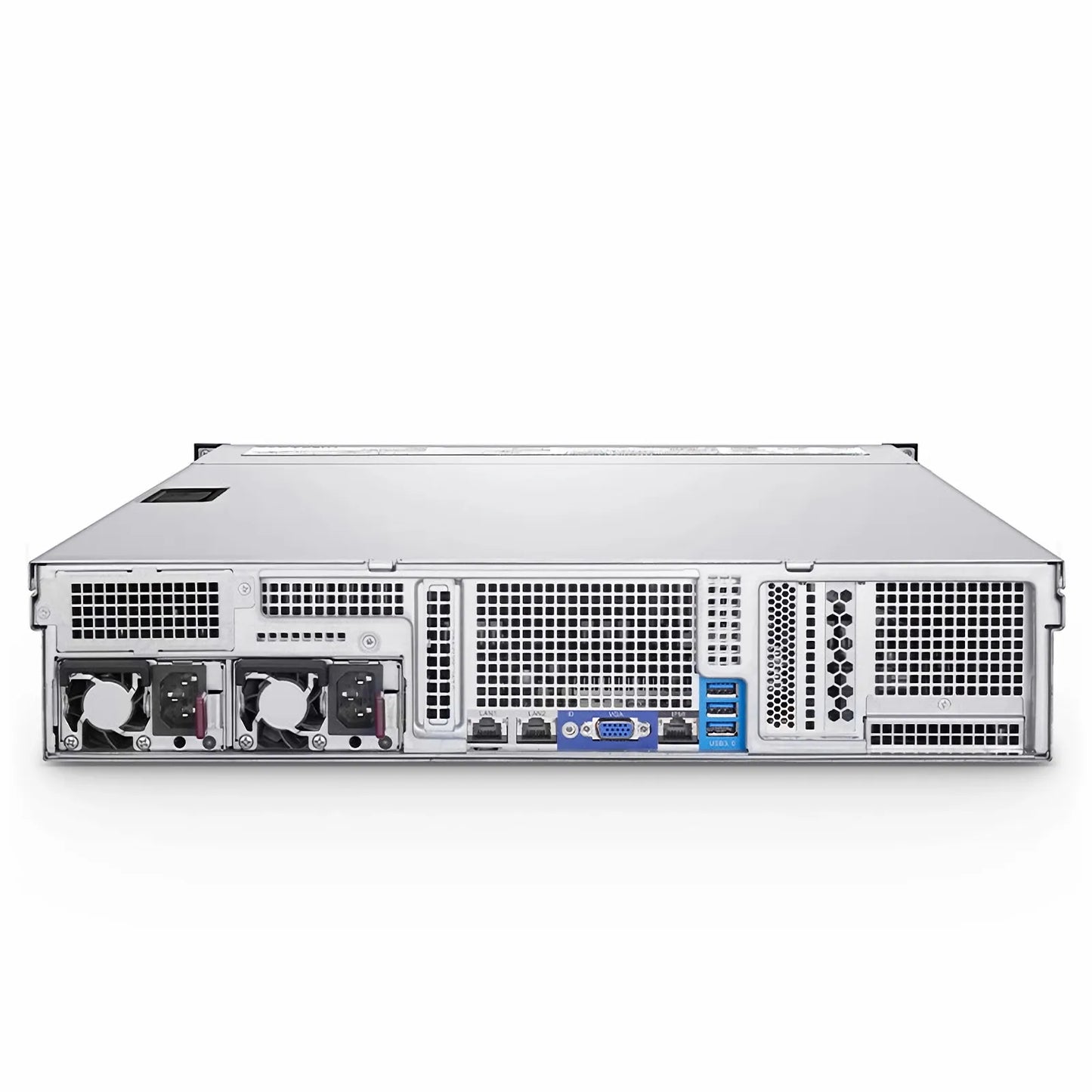 RS5230, 2U Rack Server, 2 x Intel® Xeon® Scalable Processors, 4 x 16GB of Memory, 4 x 3.5' Hot-swap SATA Drive Bays, 2 x RJ45 1GbE Ports, 550W Redundant