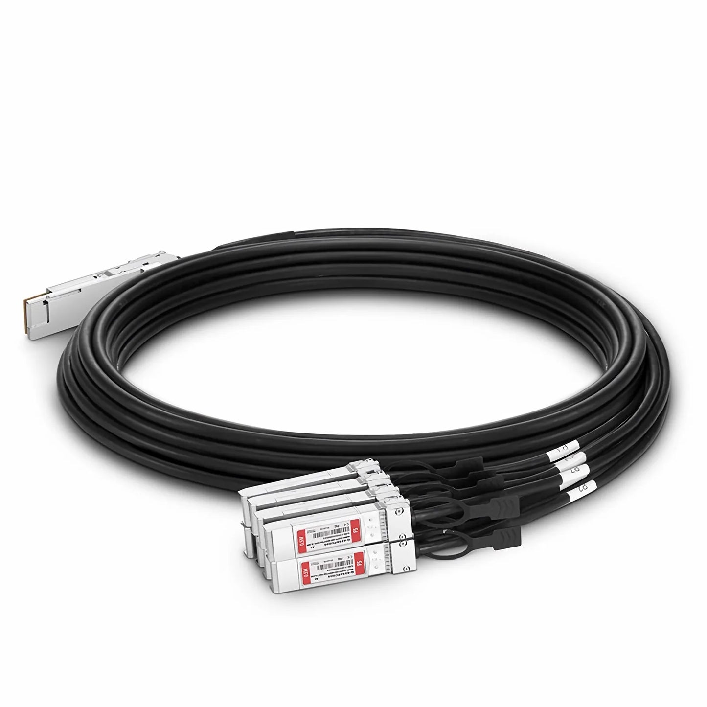 0.5m (2ft) Arista Networks CAB-D-8S-400G-0.5M Compatible 400G QSFP-DD 8 x 50G PAM4 to 8 x 50G SFP56 50G PAM4 Passive Direct Attach Copper Breakout Cable