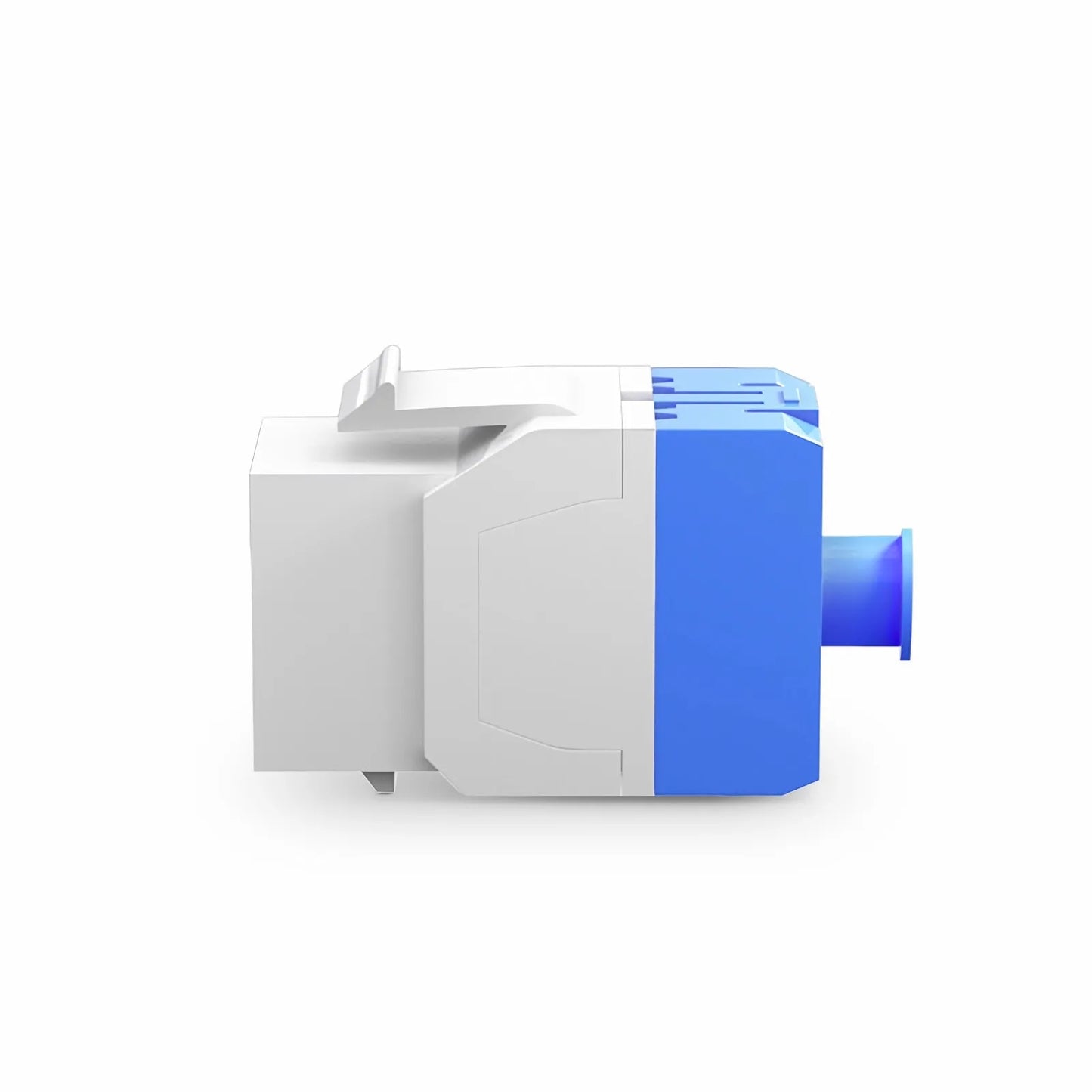 Cat6a RJ45 (8P8C) Unshielded Punch Down Keystone Jack Module, White (10 pcs/Pack)