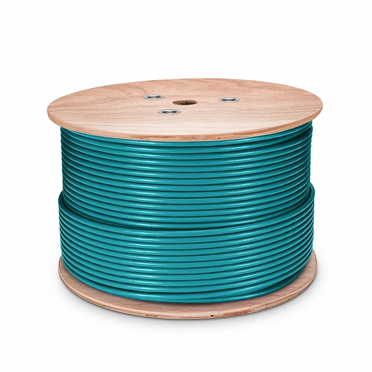 Cat6a Industrial Ethernet Bulk Cable, 1000ft (305m), 26AWG Stranded Pure Bare Copper Wire, 750MHz, Shielded (S/FTP), PUR, with Reel