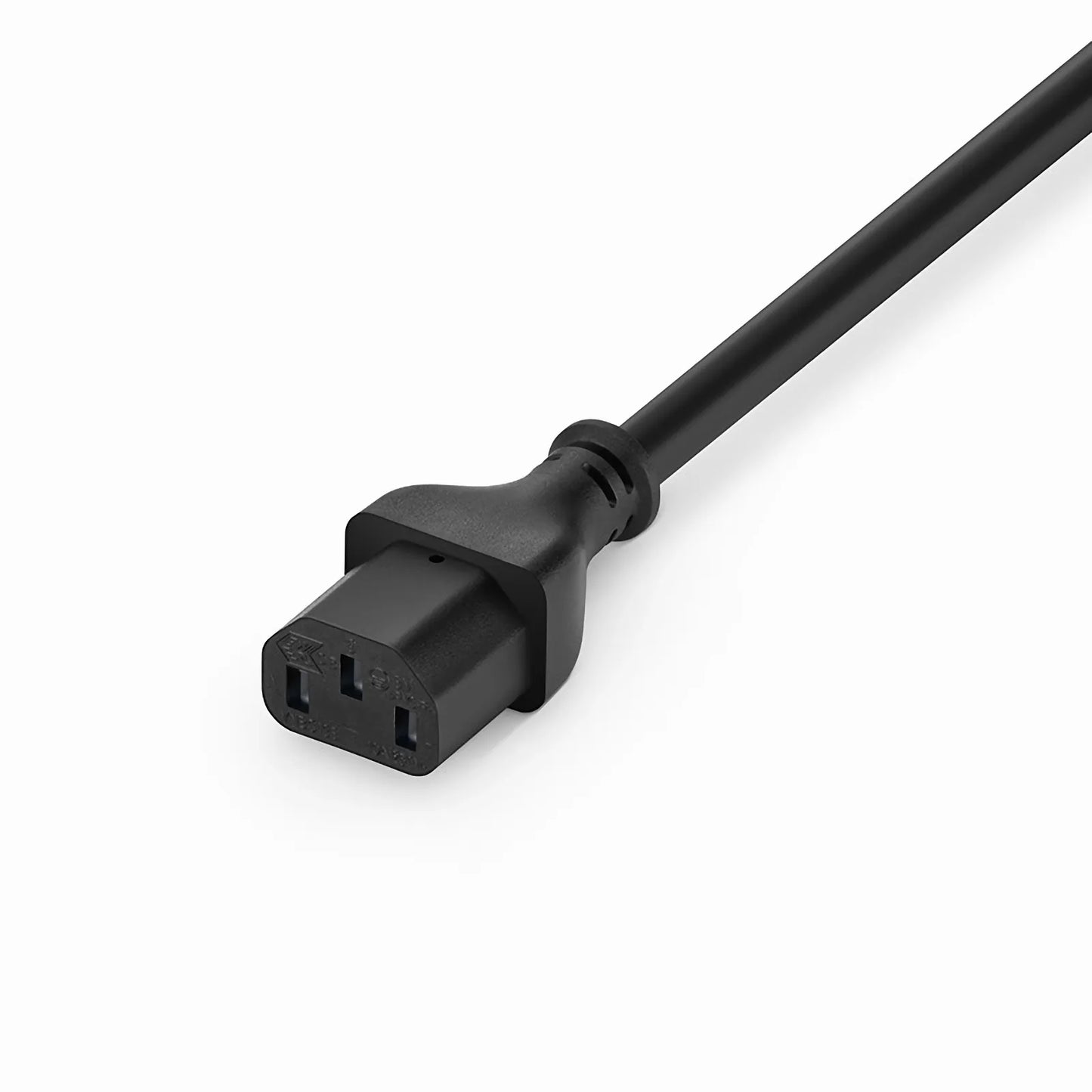 3ft (0.9m) IEC60320 C14 to IEC60320 C13 16AWG 250V/13A Power Extension Cord, Black