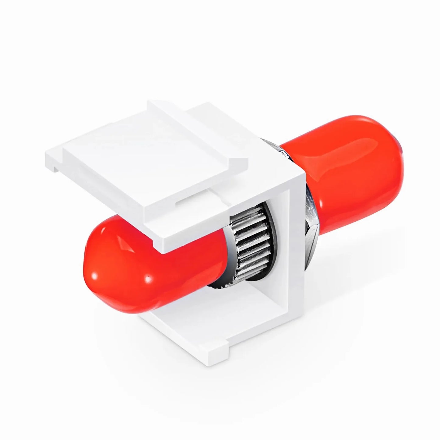 ST/UPC to ST/UPC Simplex Single Mode Fiber Keystone Jack