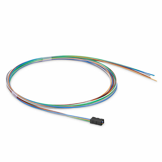 6 Fibers Color-coded Fan-out Kit, for Flat Ribbon Cables, 1.2m (3.94ft) Tubing Length