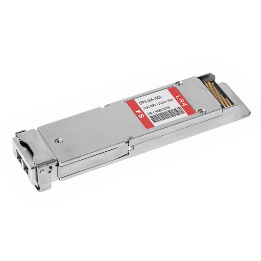 Cisco CFP4-100G-LR4 Compatible 100GBASE-LR4 CFP4 4 x 25G NRZ 1310nm 10km DOM Duplex LC SMF Optical Transceiver Module